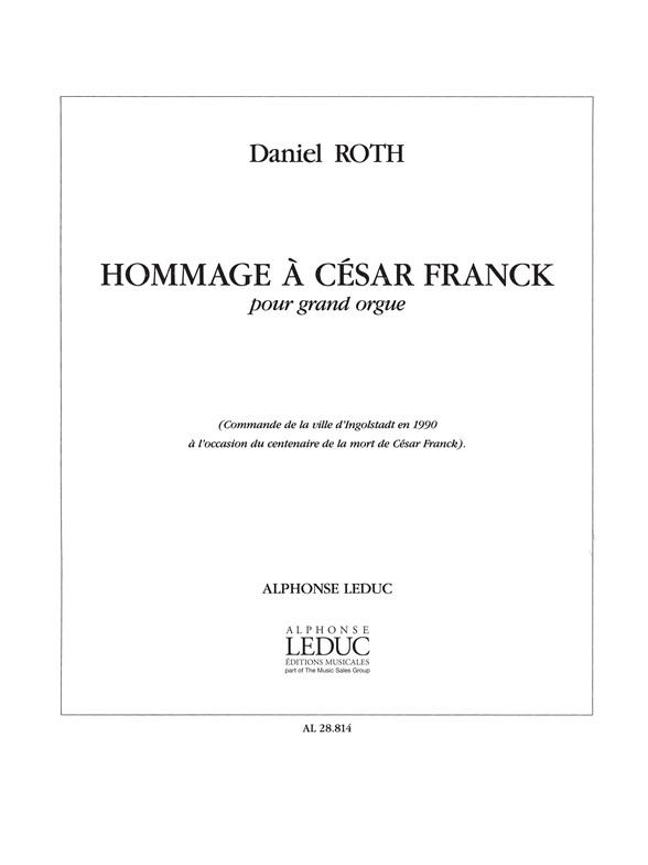 Roth: Hommage A Cesar Franck