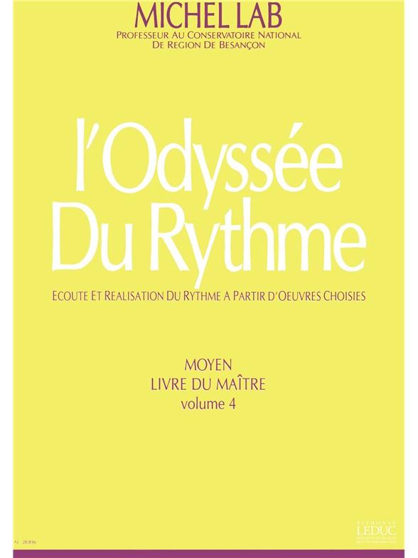Odyssee Du Rythme Volume 4 Moyen Livre Du Maitre
