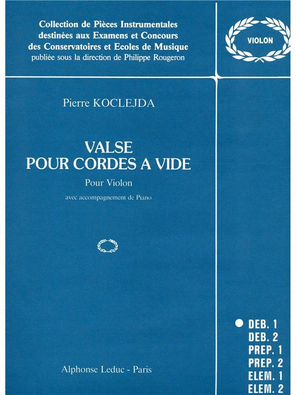 Koclejda: Valses Pour Strings A Vide