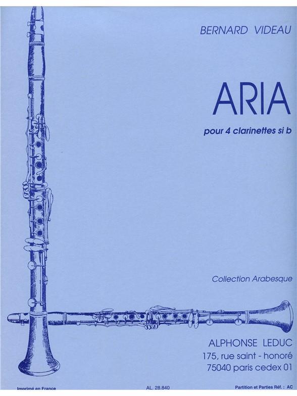 Videau Carboulet Aria Arabesque 4 Clarinets