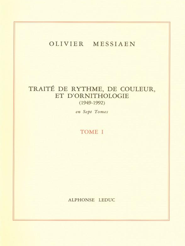 Traite de rythme, de couleur et dornithologie v. 2