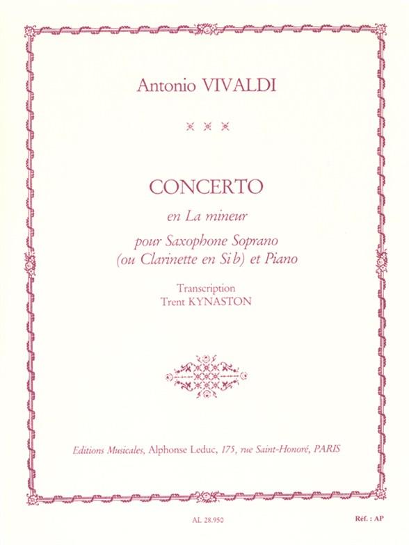 Antonio Vivaldi: Concerto FVII/5 RV461 In A Minor