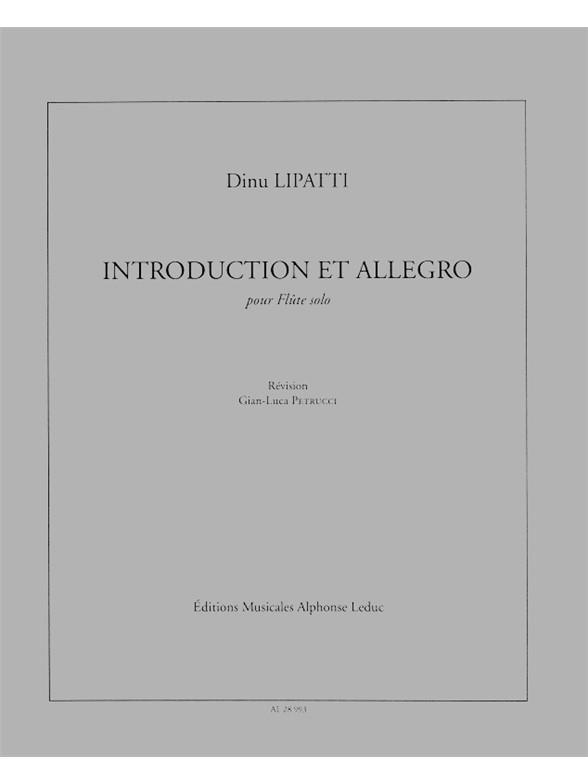 Lipatti: Introduction Et Allegro