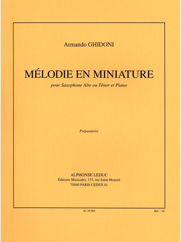 Ghidoni: Melodie En Miniature