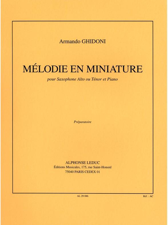 Ghidoni: Melodie En Miniature