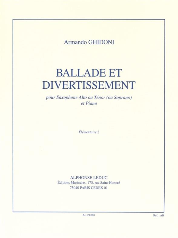 Ghidoni: Ballade & Divertissement