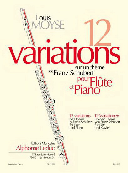 Louis Moÿse: 12 Variations sur un Thème de Franz Schubert