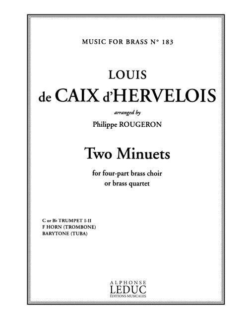 D'Hervelois Caix: 2 Minuets