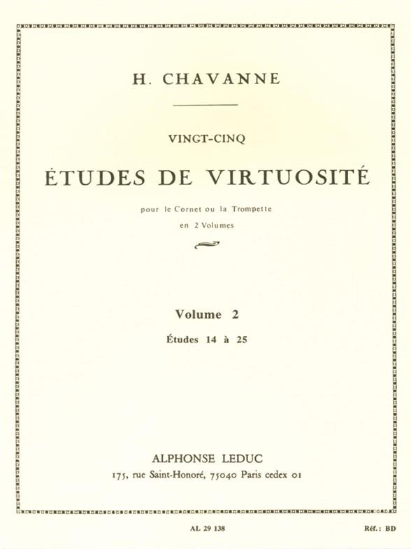 25 Etudes de Virtuosite Vol. 2-Etudes 14 a 25