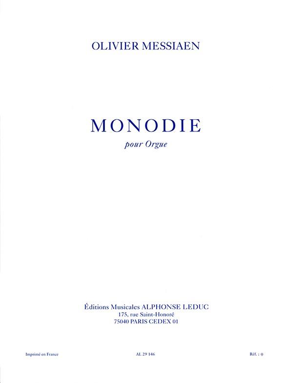 Olivier Messiaen: Monodie