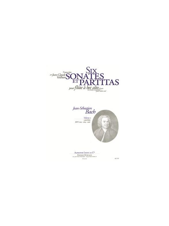 Bach: Violin Sonatas & Partitas arr. fuer Treble Recorder Solo – Volume 2