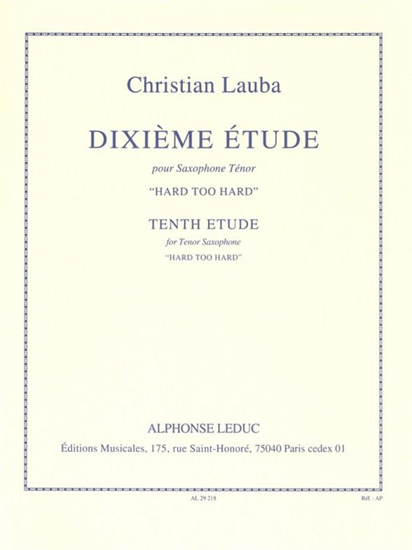 Christian Lauba: Etude N010