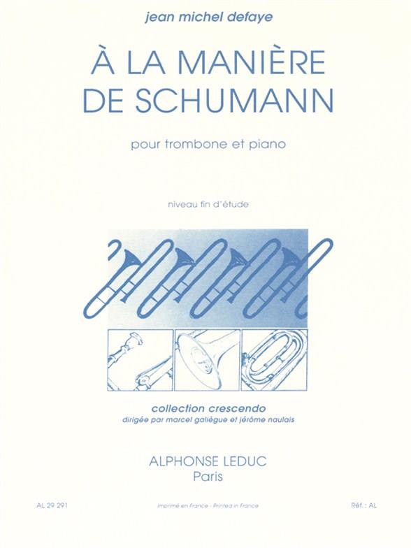 J.M. Defaye: A La Maniere De Schumann