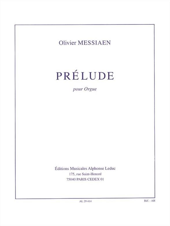 Olivier Messiaen: Prelude