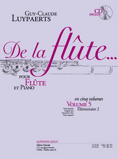 Guy-Claude Luypaerts: de la Fl?te Vol.5