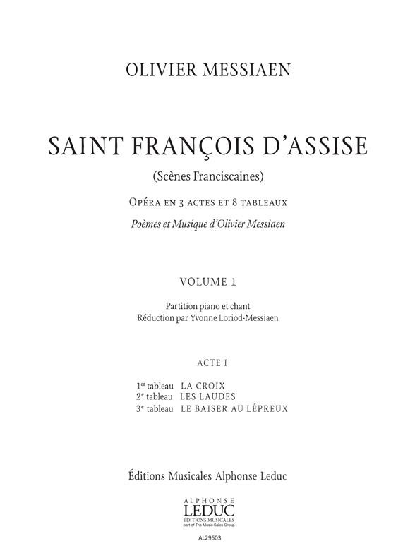 Saint Francois D'Assise - Volume 1