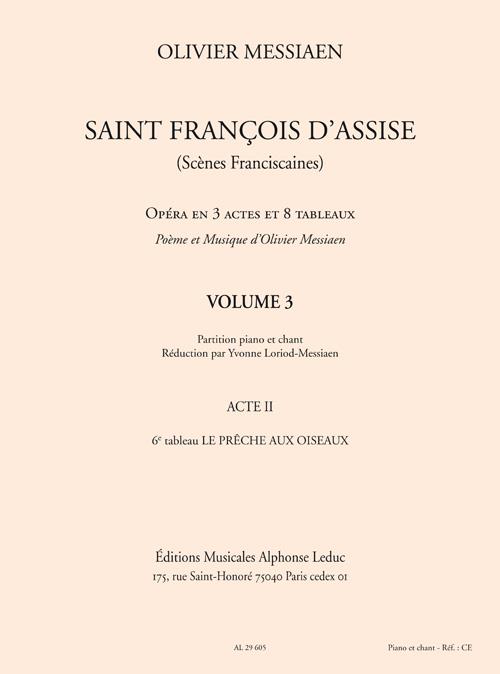 Saint Francois DAssise - Volume 3, Act 2