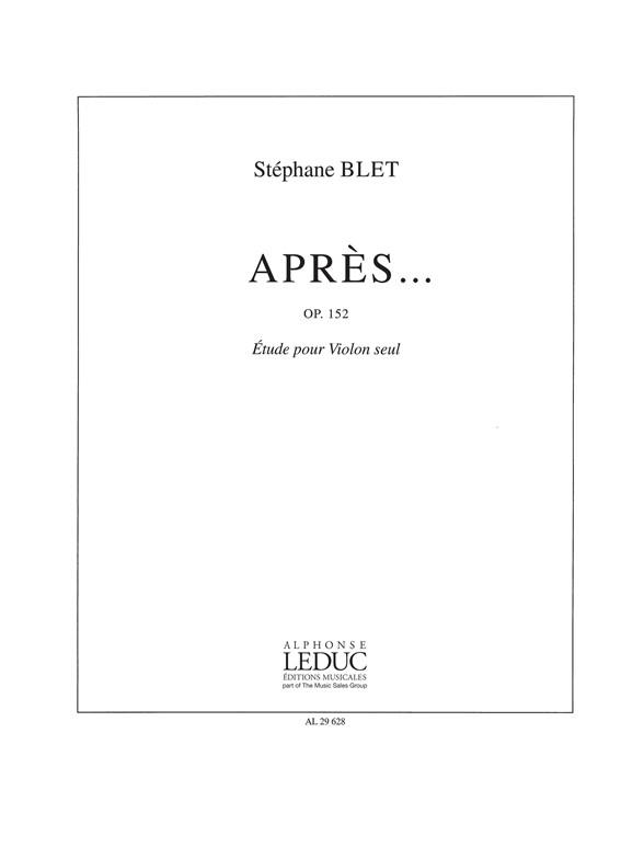 Blet: Apres... Op152