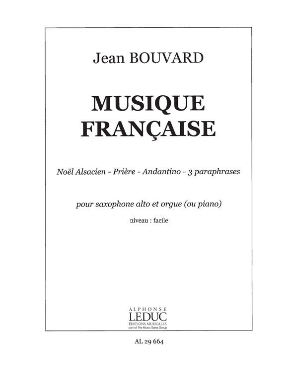 Bouvard: Musique Francaise Pour Saxo