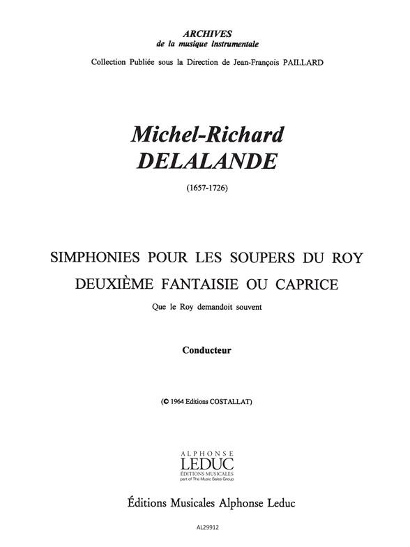 Michel Richard Delalande: Caprice No.2
