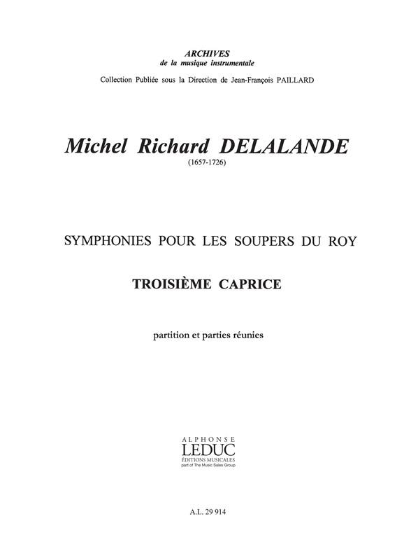 Michel Richard Delalande: Caprice No.3