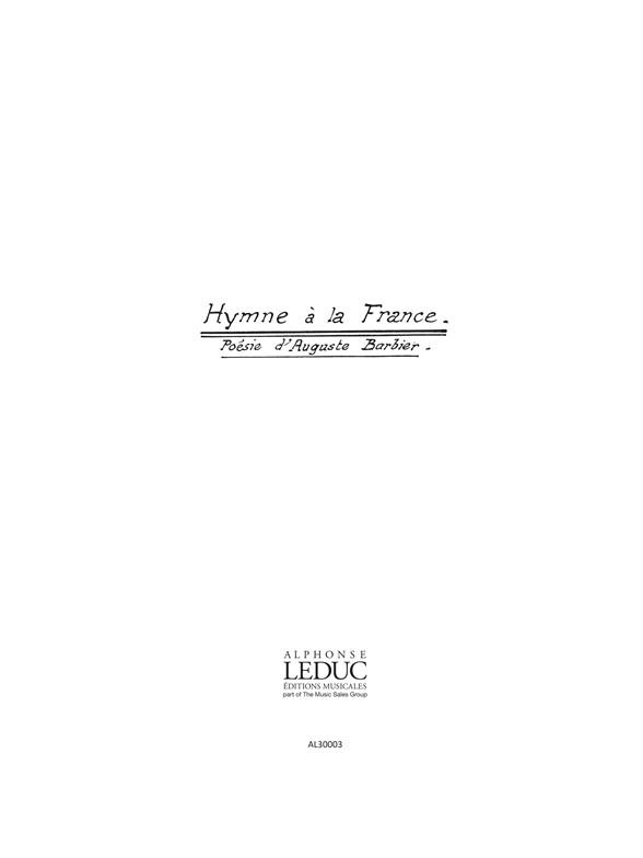 Hector Berlioz: Hymne A La France -Vox Populi