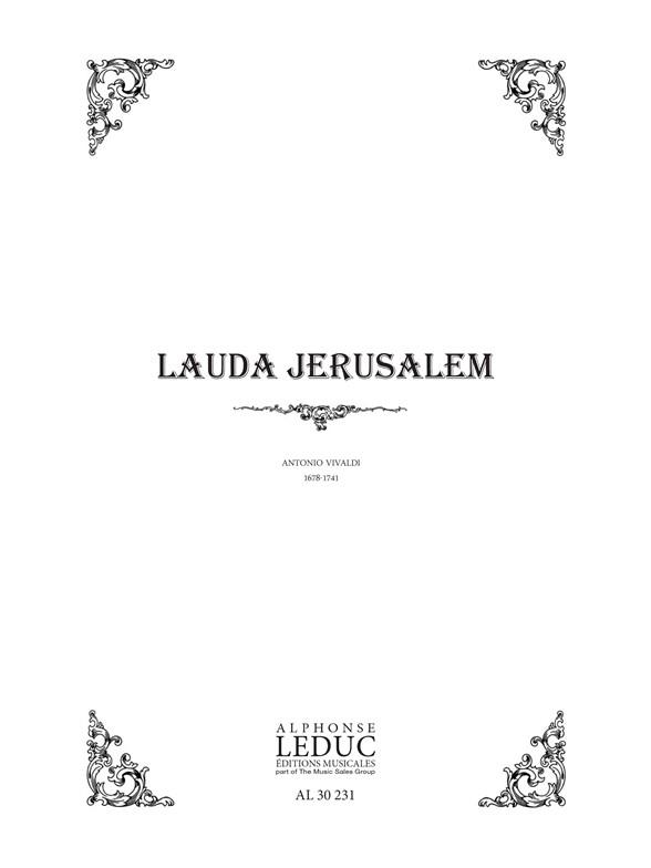Vivaldi: Lauda Jerusalem