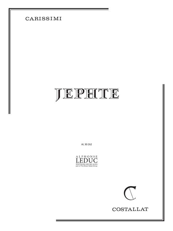 Carissimi: Jephte