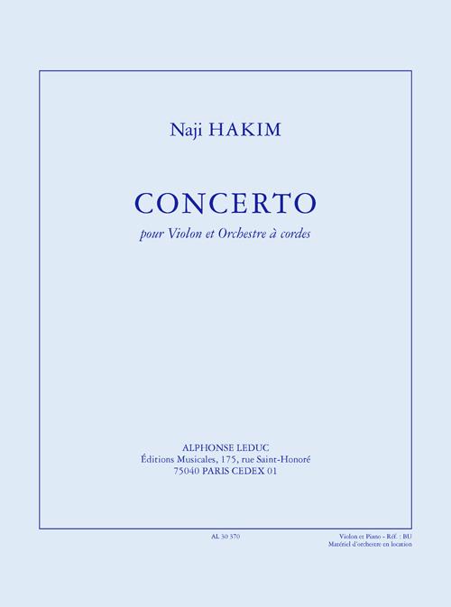 Naji Hakim: Concerto for Violin