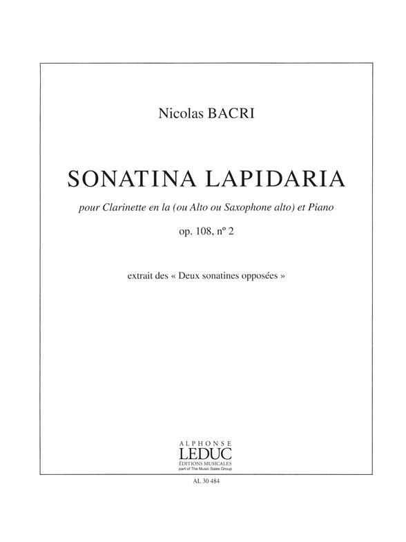 Sonatina Lapidaria Op 108