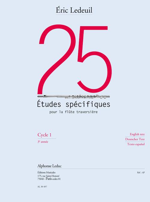 Éric Ledeuil: 25 Specific Studies for Flute