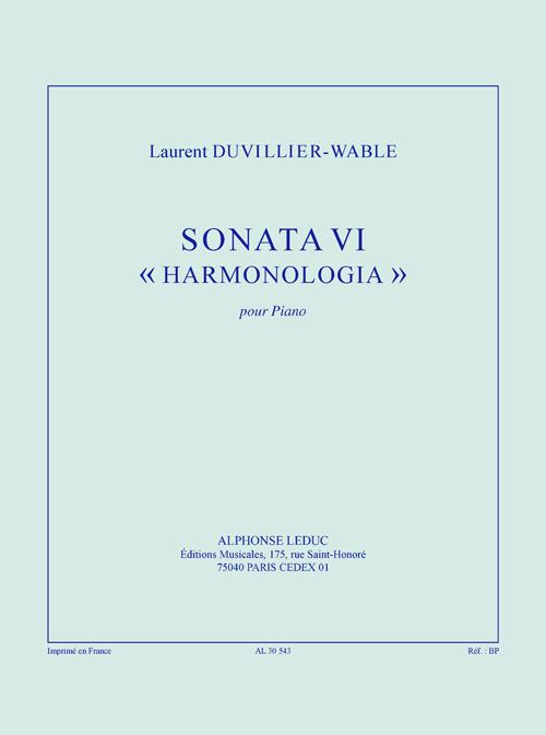 Duvillier-Wable: Sonata vi «harmonologia»