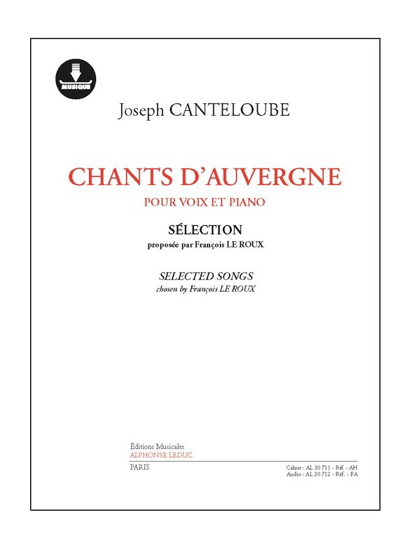 Jospeh Canteloube: Chants d'Auvergne