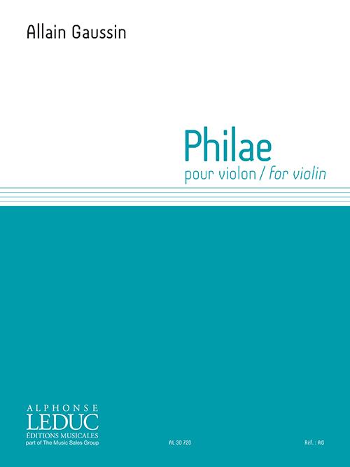 Philae For Solo Violin