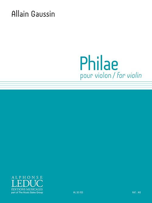 Philae For Solo Violin