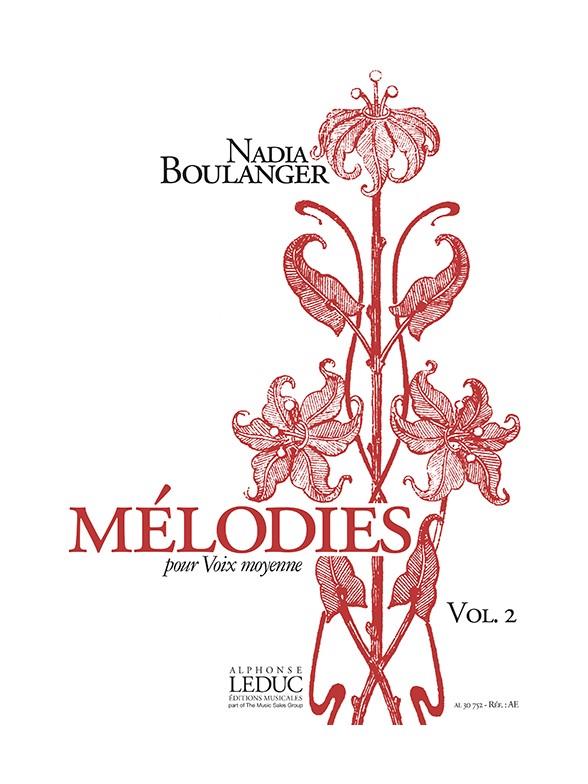 Mélodies pour Voix moyenne Volume 2