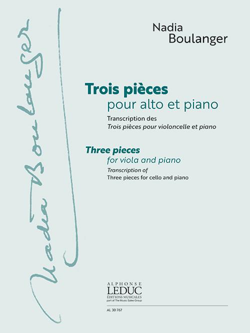 Trois Pièces Pour Alto Et Piano