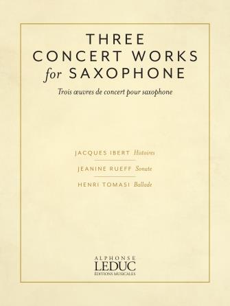 Three Concert Works For Saxophone