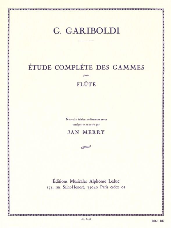 Giuseppe Gariboldi: Etude complète des Gammes Opus 127