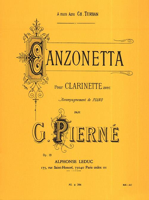Pierne: Canzonetta Opus 19