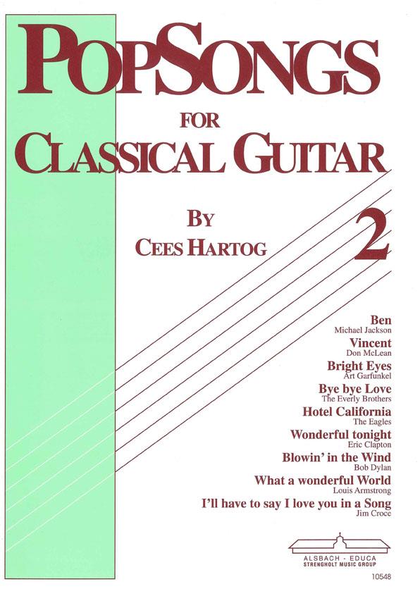 Cees Hartog: Popsongs For Classical Guitar 2
