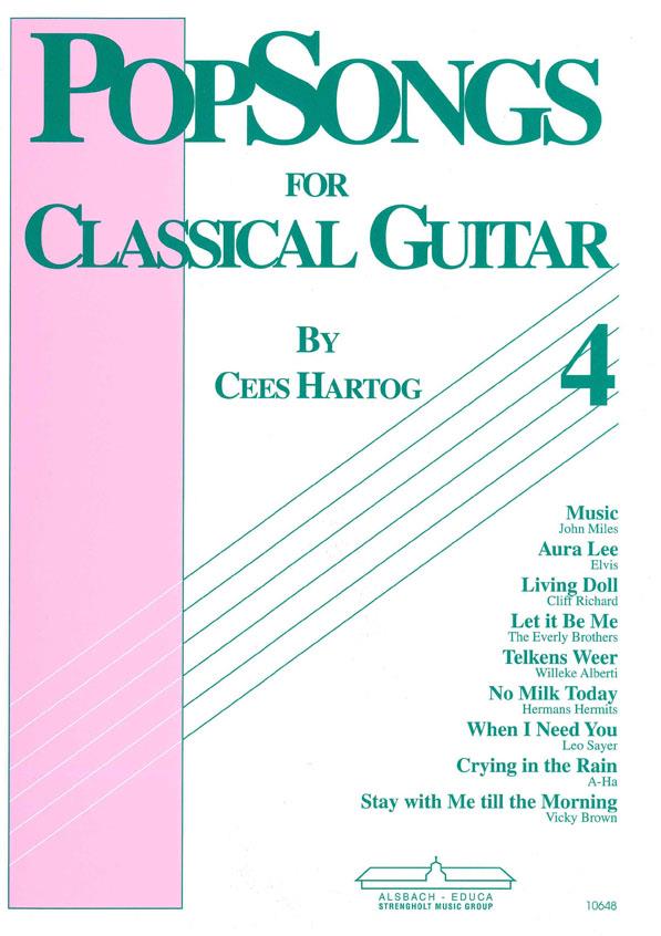 Cees Hartog: Popsongs For Classical Guitar 4