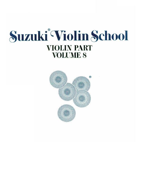 Suzuki Violin School Violin Part, Volume 08