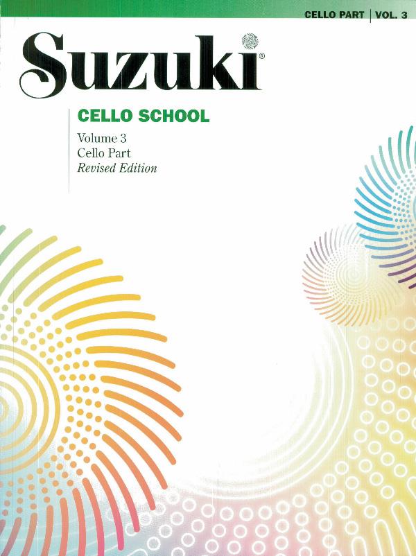 Suzuki Cello School Cello Part Volume 3 (Revised Edition)