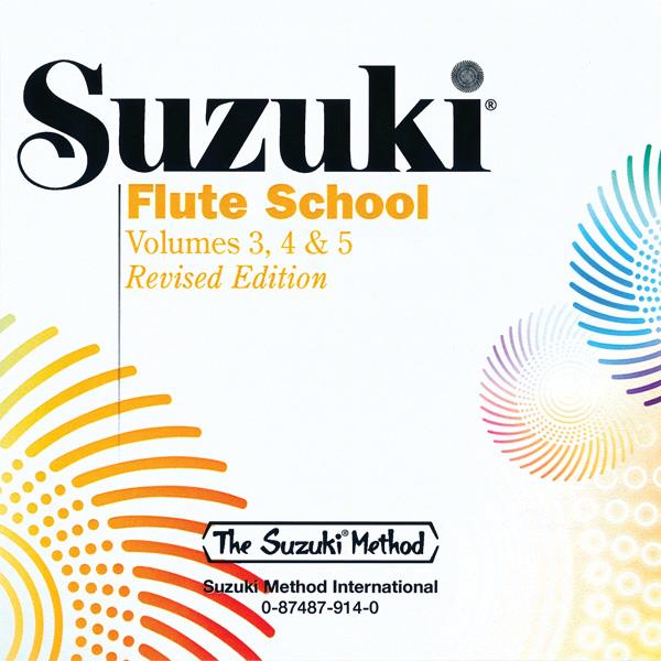 Suzuki Flute School CD, Volume 3, 4 & 5 (Revised)