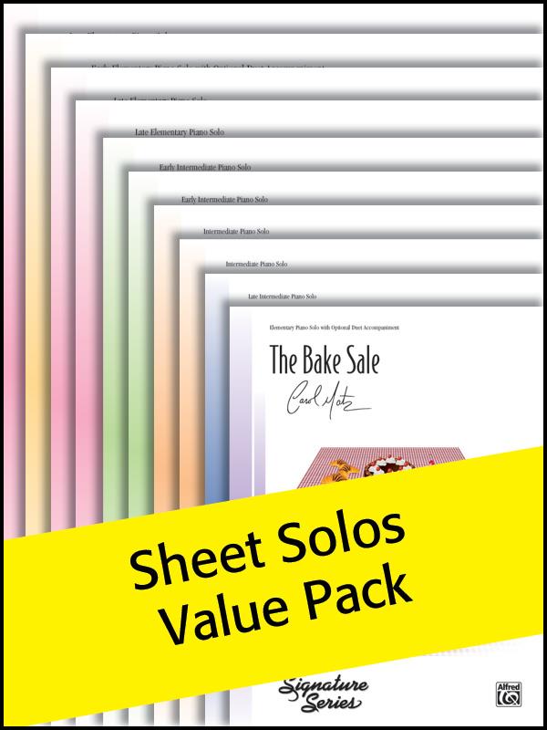 Alfred's Sheet Solos Books 1-10 Value Pack 2012