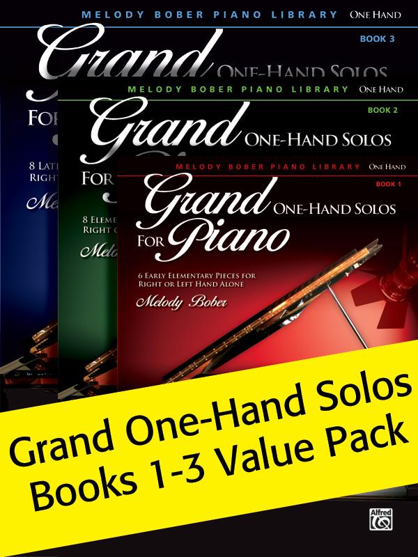 Grand One-Hand Solos Books 1-3 Value Pack 2012