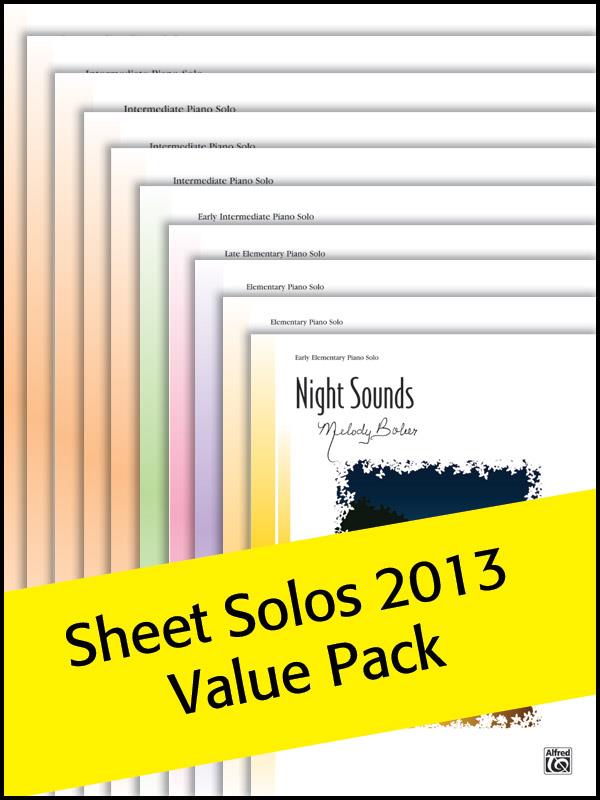 Alfred's Sheet Solos Value Pack 2013