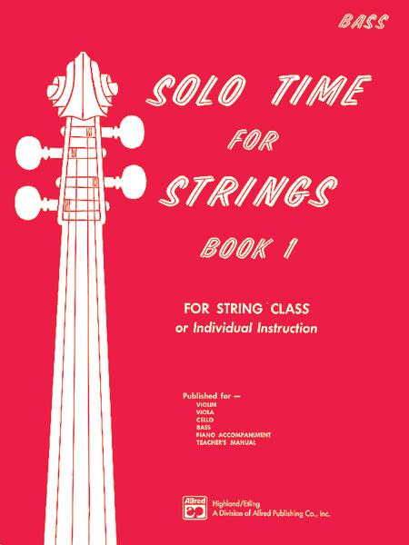 Solo Time For Strings, Book 1