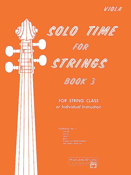 Solo Time For Strings, Book 3